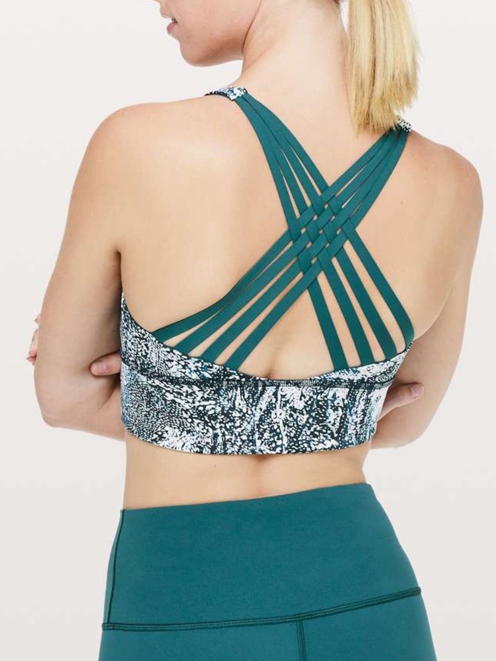 LULULEMON ATHLETICA Women’s Printed Free To Be Moved Sports Bra